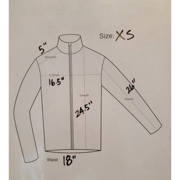 REI Co-Op TRAILMADE Fleece Full Zip Jacket Blue & Orange Leaf Pattern Unisex XS - Picture 7 of 7